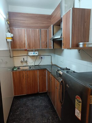 Kitchen in 1 BHK Builder Floor at Greater Kailash I – for Rent