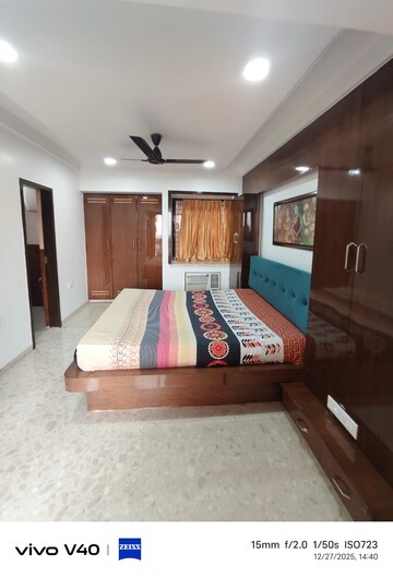 Bedroom in 4 BHK Apartment at Akshar Shreeji Heights, Seawoods – for Rent