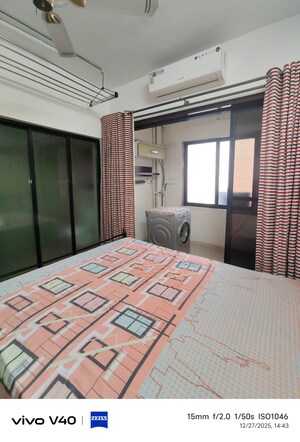 Bedroom in 4 BHK Apartment at Akshar Shreeji Heights, Seawoods – for Rent