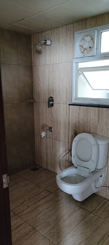Bathroom in 3 BHK Apartment at Prestige Lakeside Habitat, Varthur – for Rent