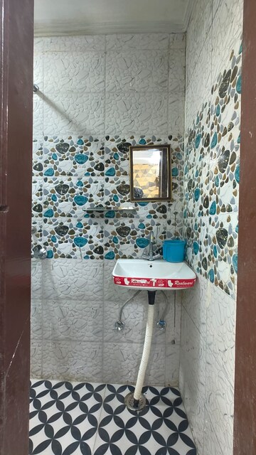 Bathroom in 1 BHK Builder Floor at Govindpuri – for Rent