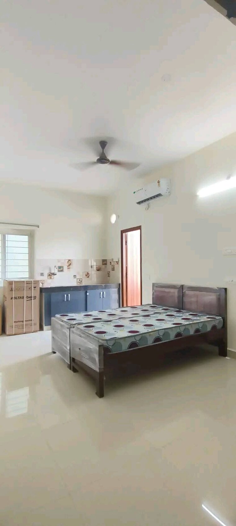 Bedroom, kondapur 1 RK 450 Sq.Ft. Apartment In Kondapur Hyderabad 9704074