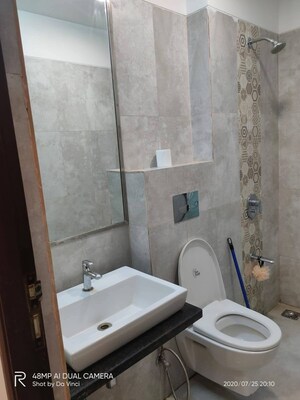Bathroom in 2 BHK Apartment at Omkar Ananta, Goregaon East – for Rent