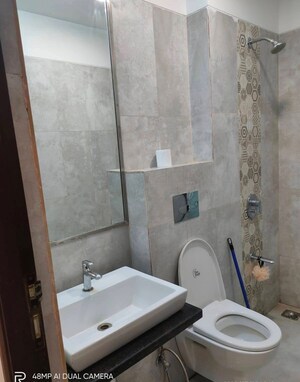 Bathroom in 2 BHK Apartment at Omkar Ananta, Goregaon East – for Rent