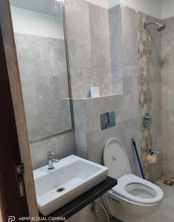 Bathroom in 2 BHK Apartment at Omkar Ananta, Goregaon East – for Rent