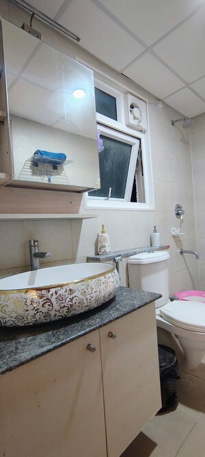 Kitchen in 2 BHK Apartment at Bhartiya City Nikoo Homes II, Thanisandra Main Road – for Rent