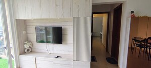 Bathroom in 2 BHK Apartment at Bhartiya City Nikoo Homes II, Thanisandra Main Road – for Rent