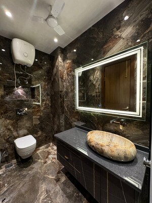 Living Room in 3.5 BHK Apartment at Ambience Island, Sector 24 – for Sale