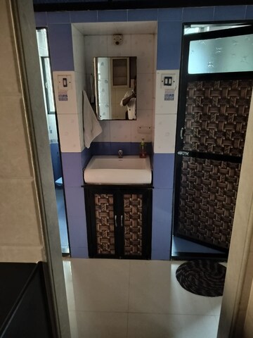 Bathroom in 1 BHK Apartment at Marve Queen, Malad West – for Rent