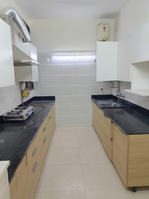 Kitchen in 3 BHK Builder Floor at Panchsheel Enclave – for Rent