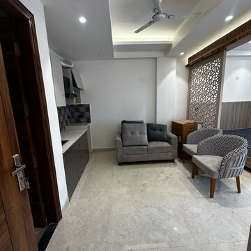 Living Room in 1 BHK Builder Floor at Sector 52 – for Rent