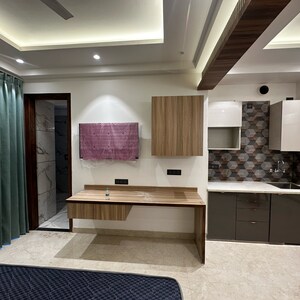 Living Room in 1 BHK Builder Floor at Sector 52 – for Rent