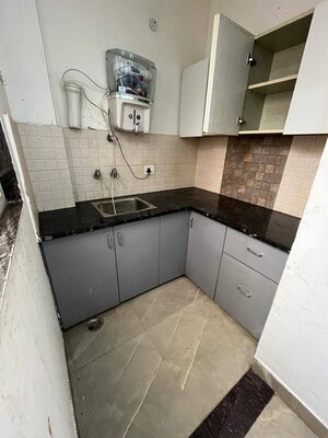 Kitchen in 1 BHK Apartment at Freedom Fighters Enclave – for Rent