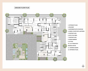 Floor Plan in 2 BHK Apartment at Kandivali West – for Sale