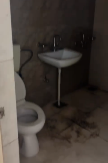 Bathroom in 4 BHK Apartment at UPAVP Ganga Yamuna And Hindon Enclave, Siddharth Vihar – for Rent