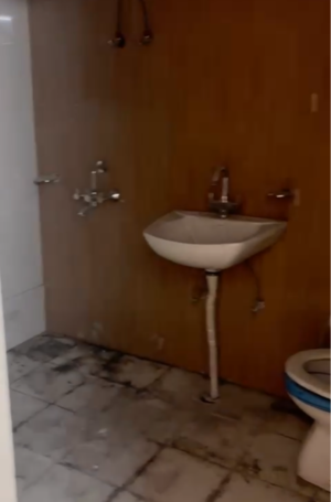 Bathroom in 4 BHK Apartment at UPAVP Ganga Yamuna And Hindon Enclave, Siddharth Vihar – for Rent