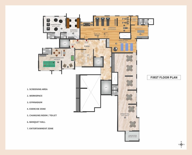 Floor Plan, kandivali west 2 Bedroom 661 Sq.Ft. Apartment In Kandivali West Mumbai 9704443