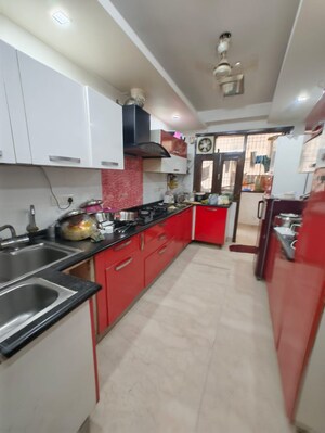 Kitchen in 4 BHK Builder Floor at Kalkaji – for Rent