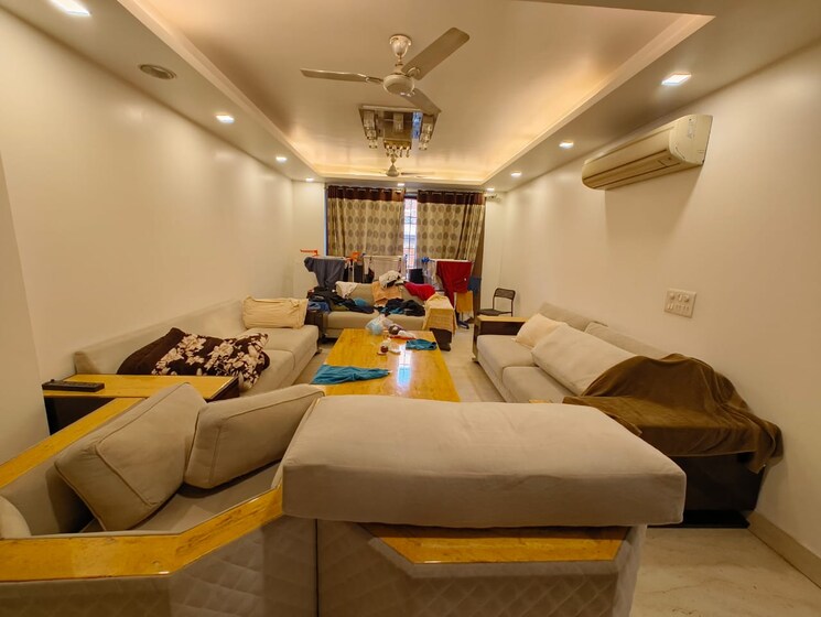 Living Room, kalkaji 4 Bedroom 300 Sq.Yd. Builder Floor In Kalkaji Delhi 9704454