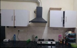 Kitchen in 3 BHK Apartment at Sushant Golf City – for Rent