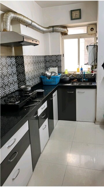 Kitchen in 2 BHK Apartment at Lodha Amara New Tower, Kolshet Road – for Rent