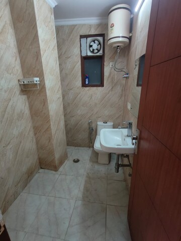 Bathroom in 2 BHK Builder Floor at Saket – for Rent
