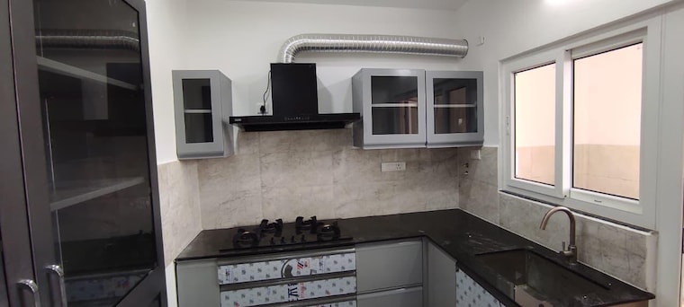 Kitchen, ghr-titania 3 Bedroom 1800 Sq.Ft. Apartment In Kondapur Hyderabad 9704516