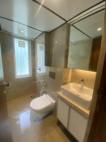 Bathroom in 2 BHK Apartment at Elegant Navratnamala CHS, Santacruz East – for Rent