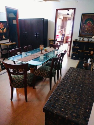 Gym in 3 BHK Builder Floor at Jor Bagh – for Rent