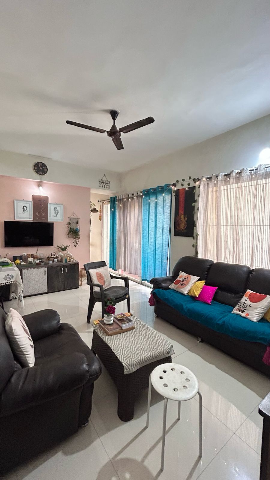 Living Room in 2 BHK Apartment at Bora Planet, Pimple Nilakh – for Rent