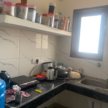 Kitchen in 1 RK Builder Floor at Katwaria Sarai – for Rent