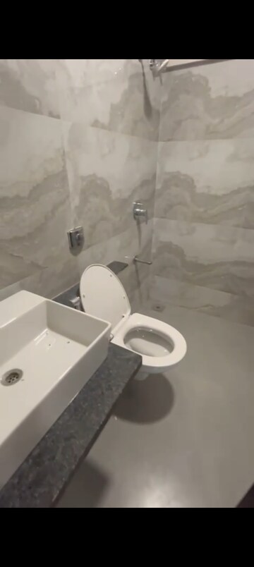 Bathroom in 1 BHK Apartment at Paradigm El Signora, Jogeshwari West – for Rent