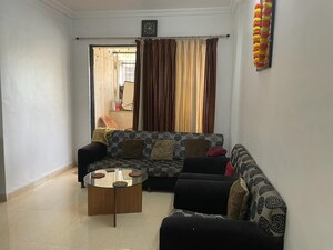 Living Room in 2 BHK Apartment at Aboli Estate, Dombivli East – for Rent