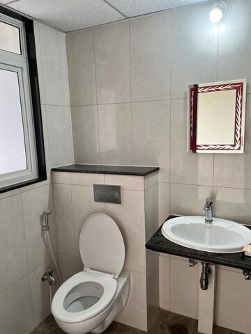 Bathroom in 1 BHK Apartment at Kolte Patil Life Republic, Hinjewadi – for Rent