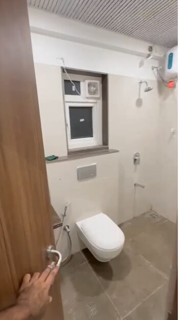 Bathroom in 2 BHK Apartment at Shapoorji Pallonji BKC 28, Bandra East – for Rent