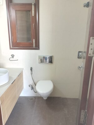 Bathroom in 3 BHK Builder Floor at Panchsheel Enclave – for Rent