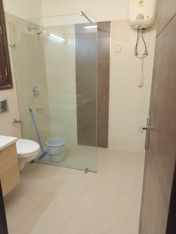 Bathroom in 3 BHK Builder Floor at Panchsheel Enclave – for Rent