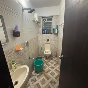 Bathroom in 1 BHK Apartment at Bhandup East – for Sale