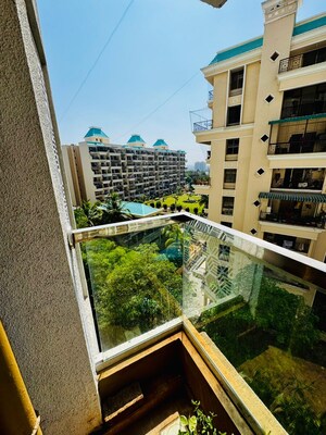 Balcony in 3 BHK Apartment at Dhanori – for Rent