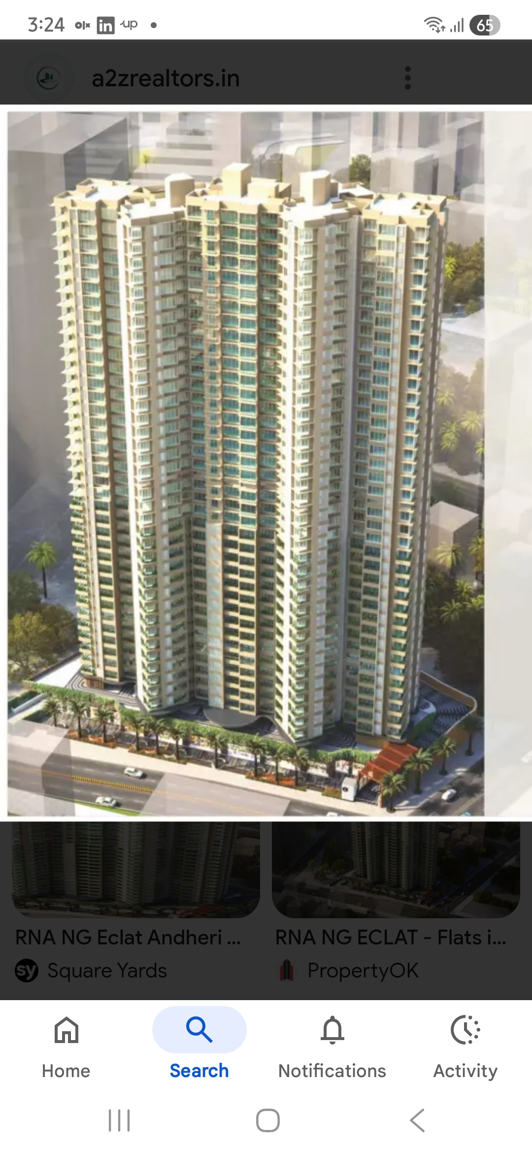 3 BHK 1118 Sq.Ft. Apartment in RNA NG Eclat