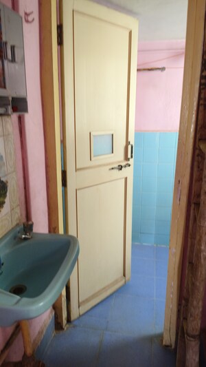 Bathroom in 1 BHK Apartment at Kalpanamati CHS, Aundh – for Rent