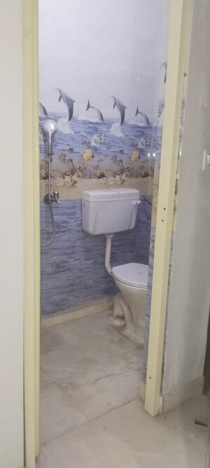 Bathroom in 1 RK Builder Floor at Vipin Garden – for Rent