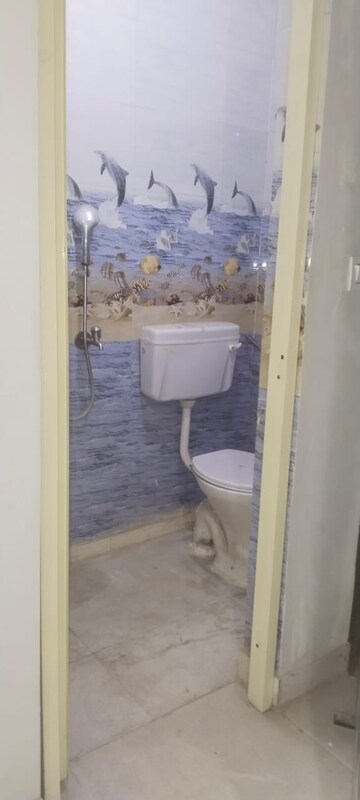Bathroom in 1 RK Builder Floor at Vipin Garden – for Rent
