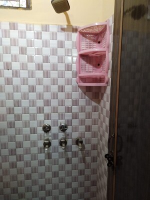 Bathroom in 2 BHK Builder Floor at Vipin Garden – for Rent