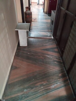 Staircase in 2 BHK Builder Floor at Vipin Garden – for Rent