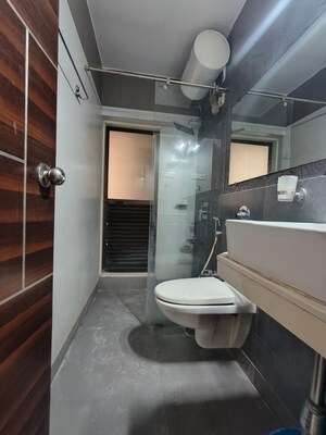 Bathroom in 2.5 BHK Apartment at Dosti Vihar, Samata Nagar – for Rent