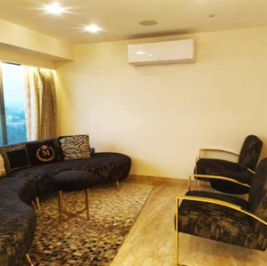 Living Room in 4 BHK Apartment at Woodstock Apartments, Versova – for Rent