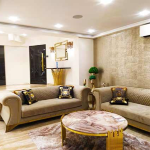 Living Room in 4 BHK Apartment at Woodstock Apartments, Versova – for Rent