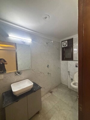 Bathroom in 3 BHK Apartment at Saket – for Rent