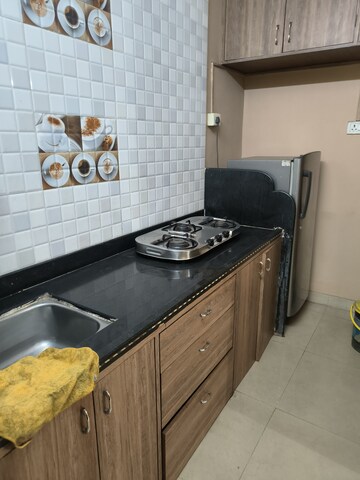 Kitchen in 1 BHK Apartment at Platinum Royal Residency, Kharghar Sector 10 – for Rent